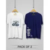 Pack of 2 - Wanderlust Printed Combo T-shirts