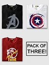 Marvel Combo T-shirt - Pack of Three