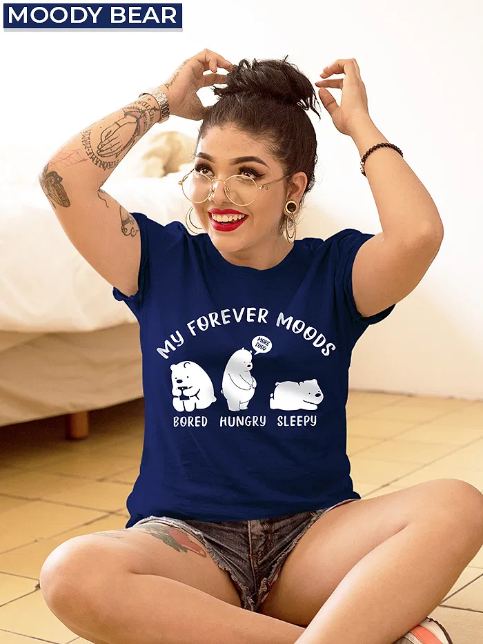 Sleepy Women Printed Combo T-shirts