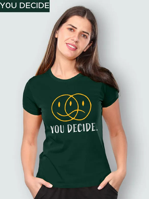 Smiling Women Printed Combo T-shirts