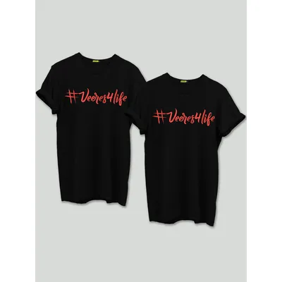 Veeres For Life Women Printed Combo T-Shirt Pack Of 2