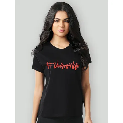 Veeres For Life Women Printed Combo T-Shirt Pack Of 2