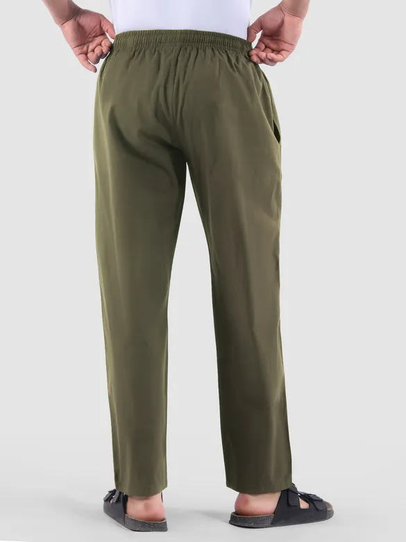 Army Green Regular-fit Pyjamas