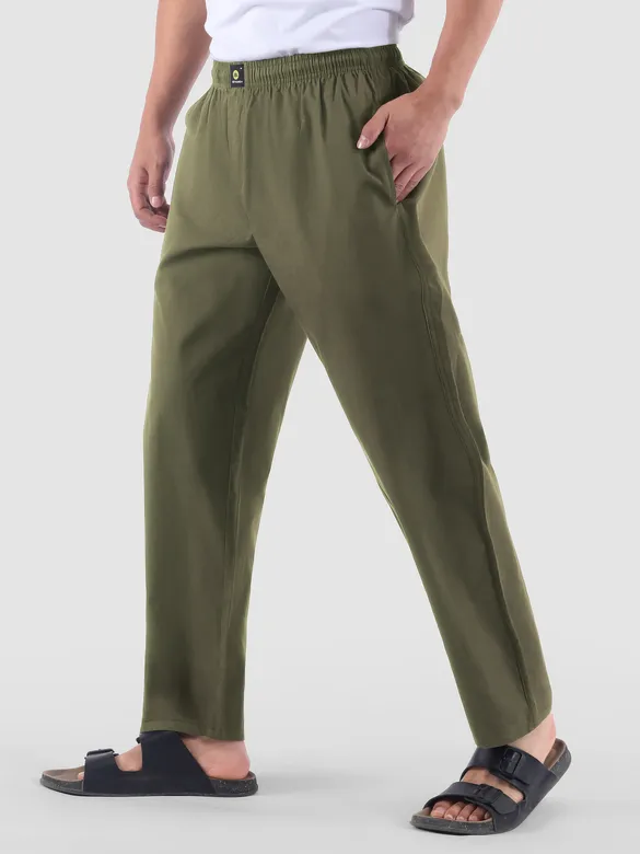 Army Green Regular-fit Pyjamas