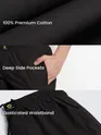 Black Regular-fit Pajamas