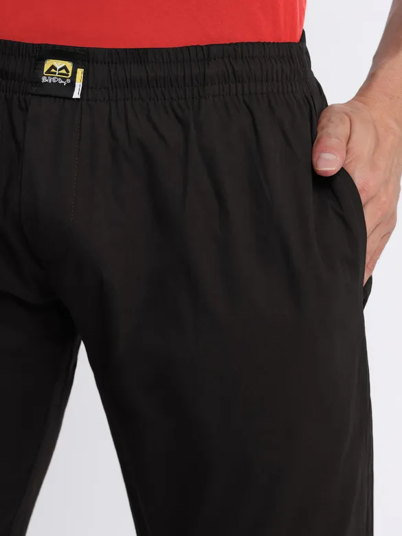 Black Regular-fit Pajamas