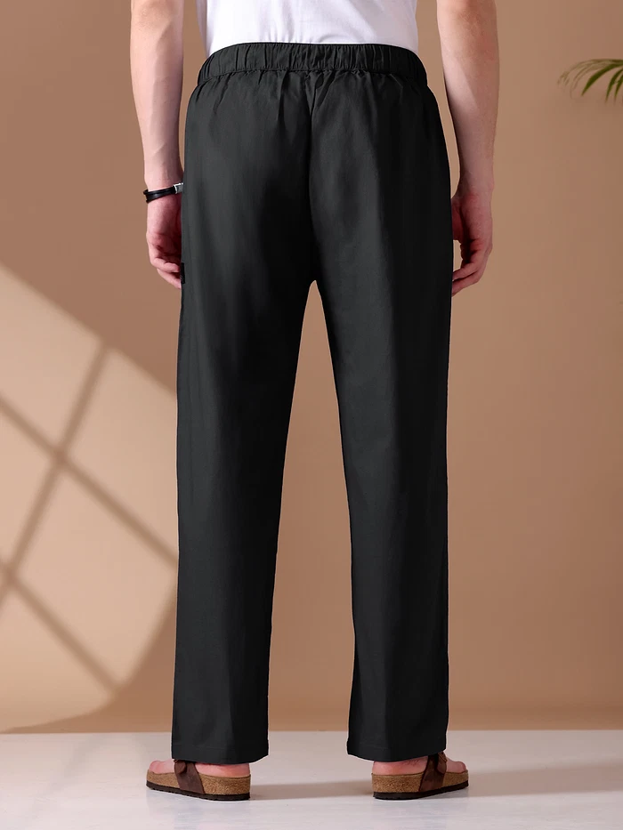 Black Loose-fit Pyjamas