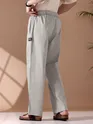 Light Grey Loose-fit Pajamas