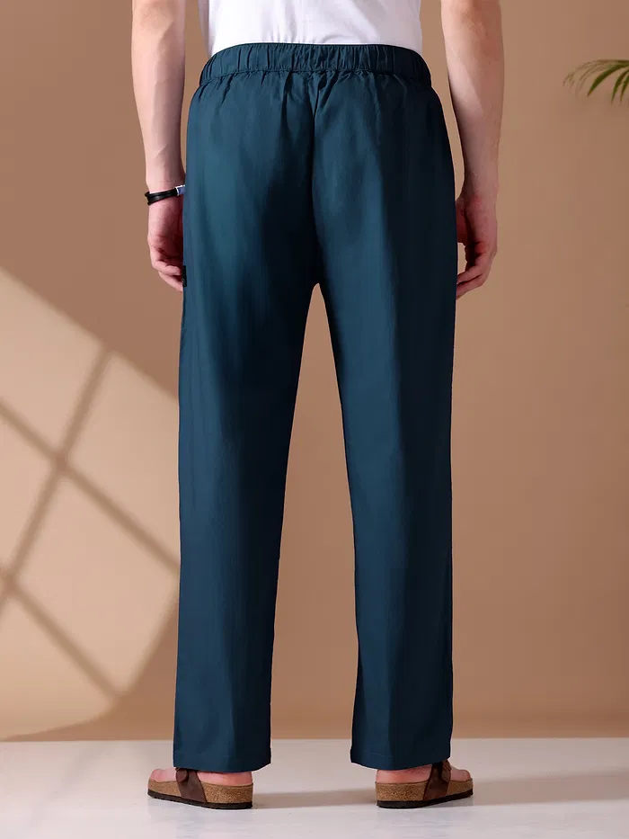 Navy Blue Loose-fit Pyjamas