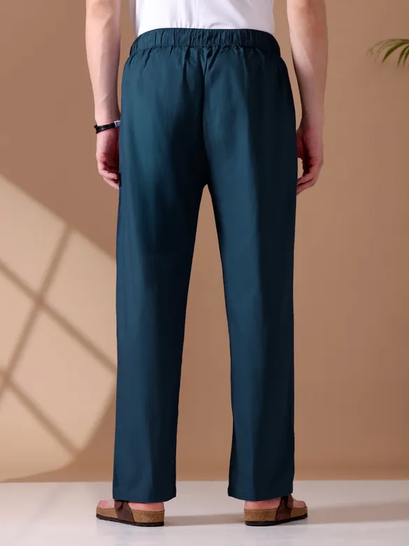 Navy Blue Loose-fit Pyjamas