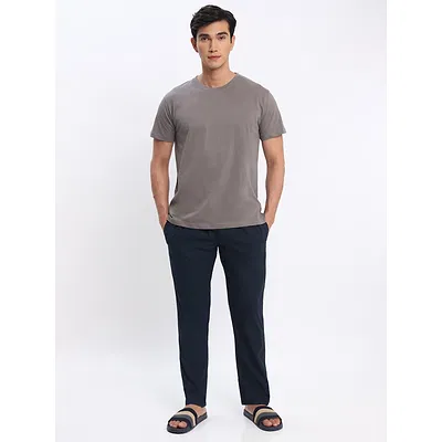 Navy Blue Men Pyjama, 