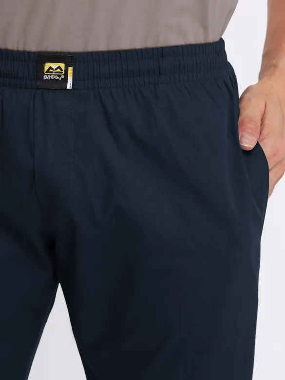 Navy Blue Regular-fit Pajamas