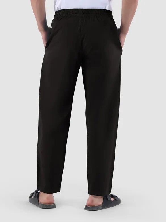 Black Regular-fit Pajamas