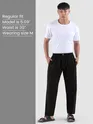 Black Regular-fit Pajamas