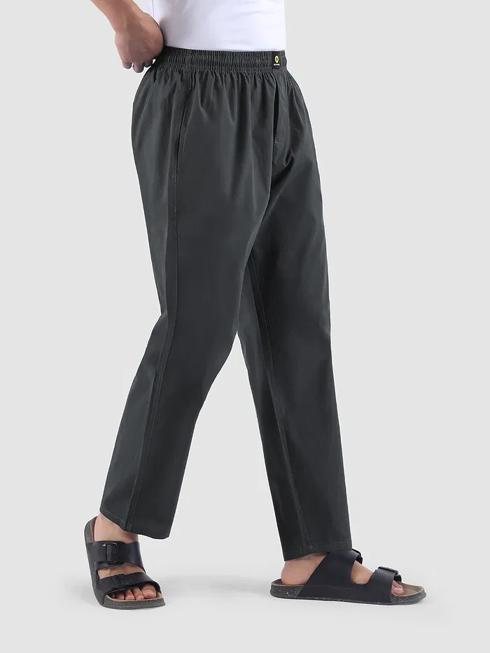 Dark Grey Regular-fit Pajamas