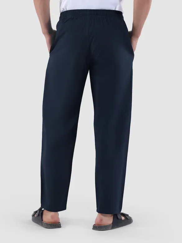 Navy Blue Regular-fit Pajamas