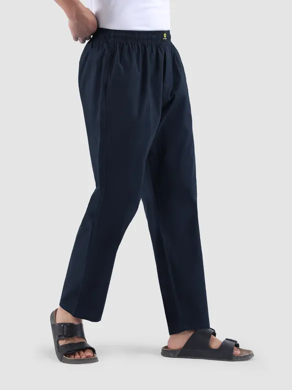 Navy Blue Regular-fit Pajamas