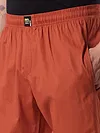 Rust Orange Regular-fit Pajamas
