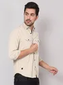 Creamy White RFD Cotton Shirt for Men