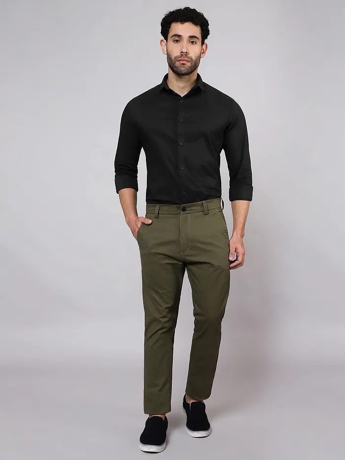 Lunar Black - Formal Shirts For Men