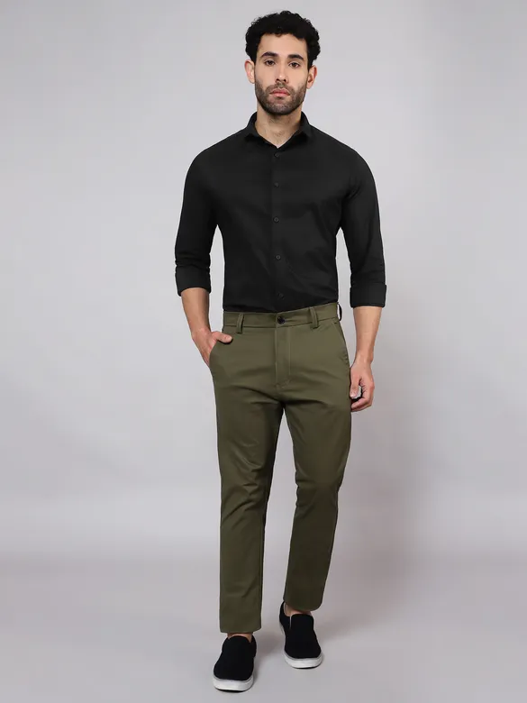 Lunar Black - Formal Shirts For Men