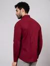Rustic Burgundy - Formal Shirts For Men