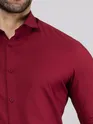 Rustic Burgundy - Formal Shirts For Men