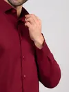 Rustic Burgundy - Formal Shirts For Men