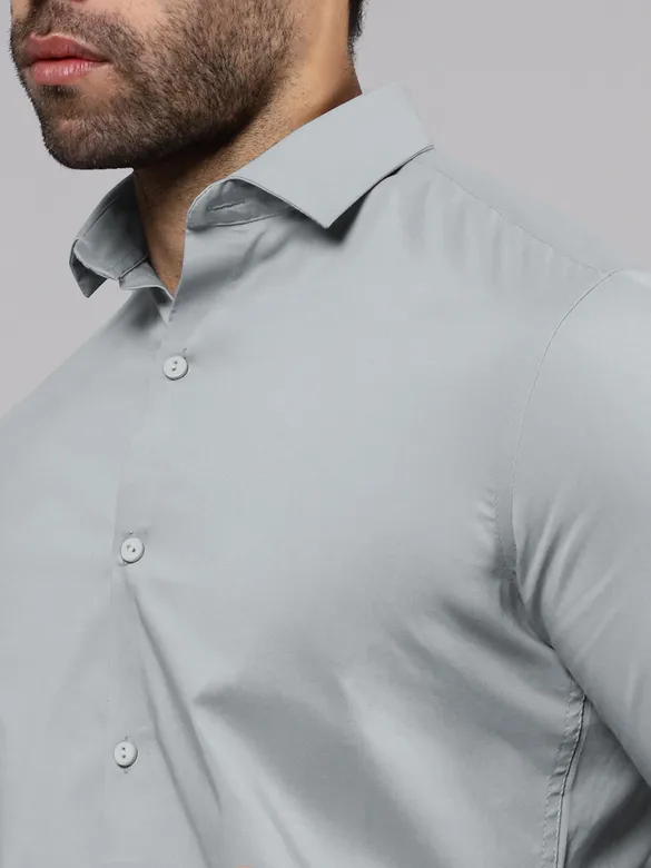 Elephant Grey - Formal Shirts For Men