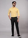 Pale Yellow - Formal Shirts For Men