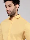 Pale Yellow - Formal Shirts For Men