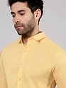 Pale Yellow - Formal Shirts For Men