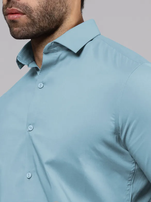Sky Blue - Formal Shirts For Men