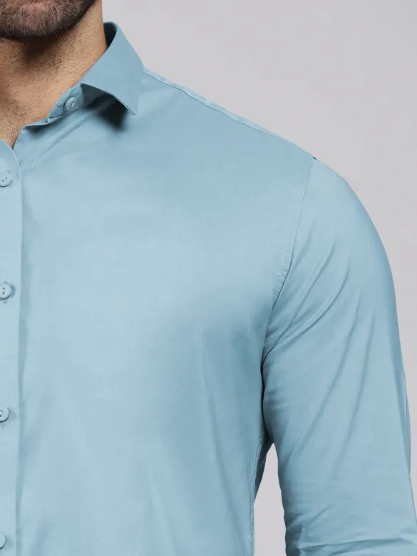 Sky Blue - Formal Shirts For Men
