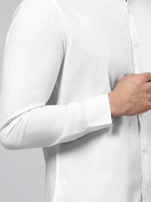 Arctic White - Formal Shirts For Men