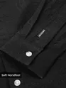Black Laser Cut Shirt