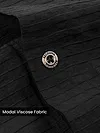 Black Textured Check Shirt