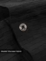 Black Textured Check Shirt