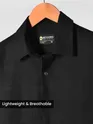 Black Textured Check Shirt