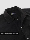 Black Waffle Corduroy Shacket