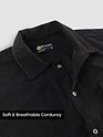 Black Waffle Corduroy Shacket