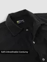Black Waffle Corduroy Shacket
