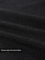 Black Waffle Corduroy Shacket