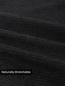 Black Waffle Corduroy Shacket