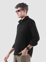 Black Welt Pocketed Shirt