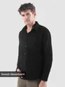 Black Welt Pocketed Shirt