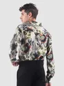 Cream Abstract Tropical Print Shirt