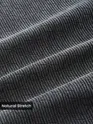 Dark Grey Lazer Cut Floral Textured Corduroy Shirt