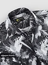 Dark Grey Splash Printed Shirt