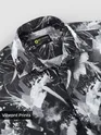 Dark Grey Splash Printed Shirt